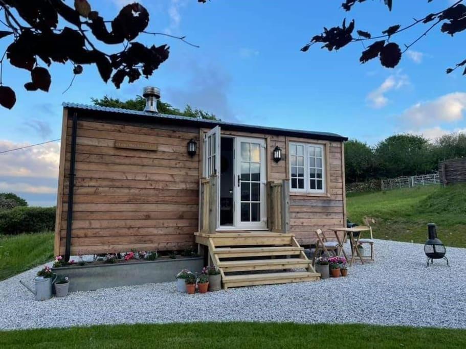 Villa Elvan Farm Shepherd'S Hut à Exeter Extérieur photo