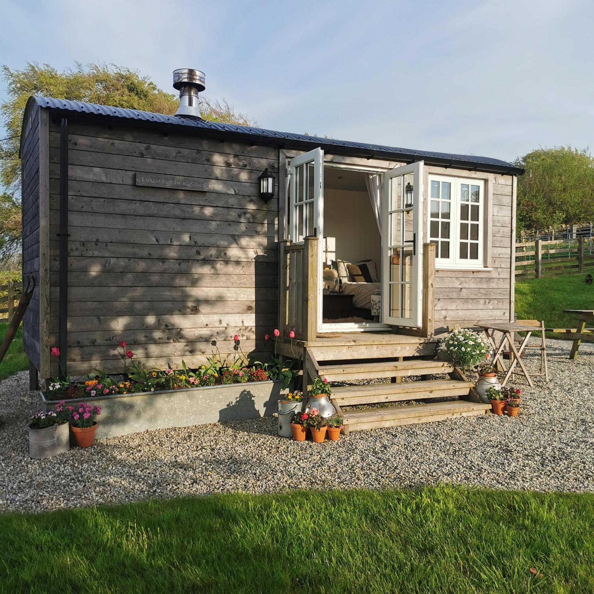 Villa Elvan Farm Shepherd'S Hut à Exeter Extérieur photo